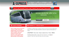 Desktop Screenshot of aexpress.cz